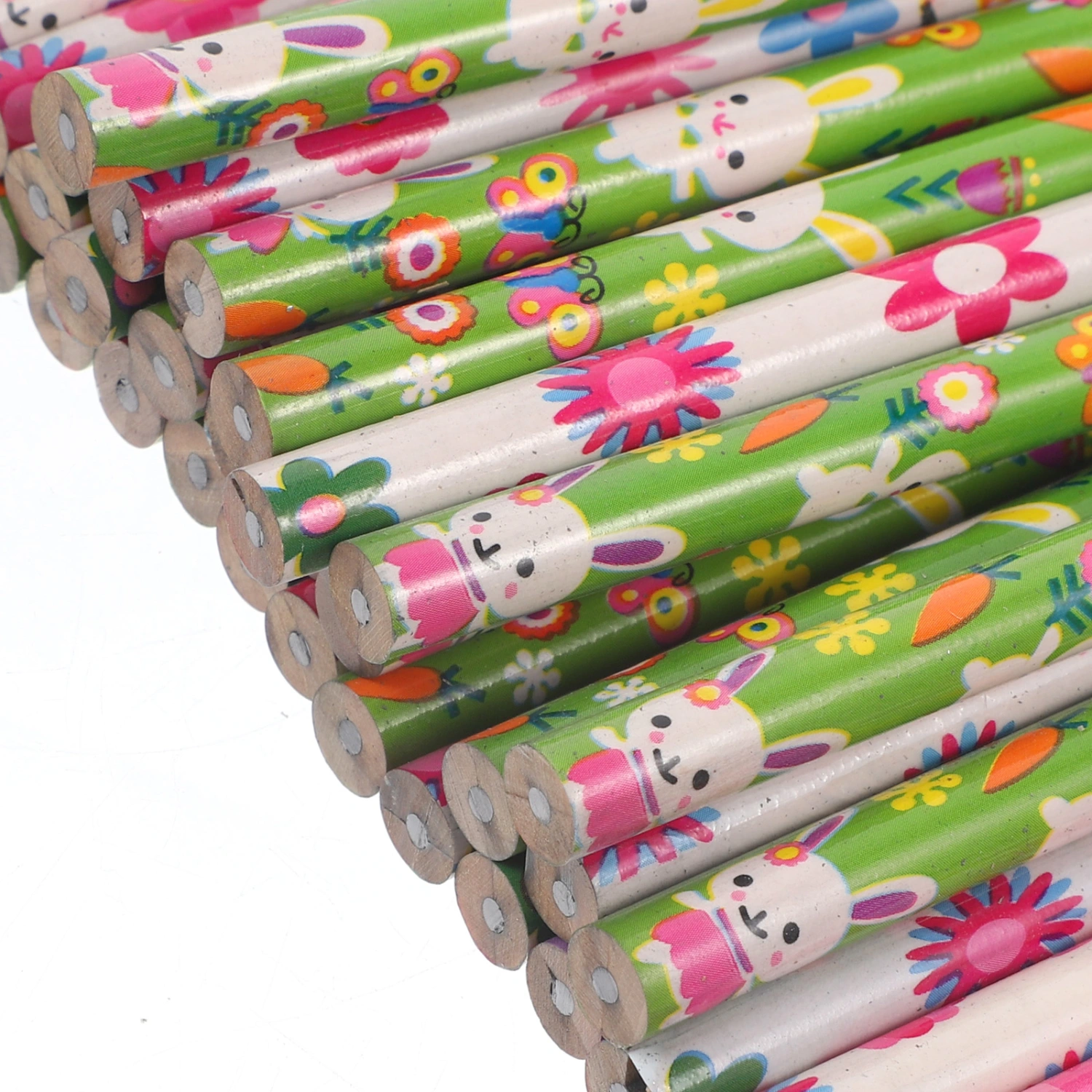 40Pcs Lovely Pattern Pencils Daily Use Kids Pencils Portable Student Writing Pencils (Random Style)