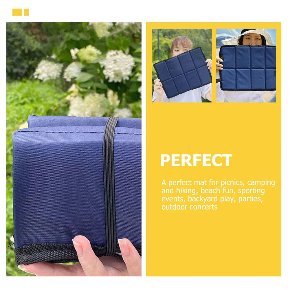 2Pcs Park Seat Pad Outdoor Seat Cushion Sports Hiking Ground Mat Camping Mat for Camping