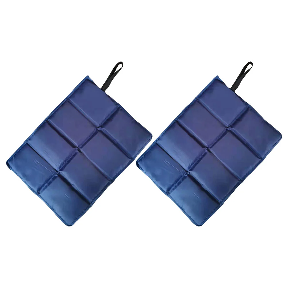 2Pcs Park Seat Pad Outdoor Seat Cushion Sports Hiking Ground Mat Camping Mat for Camping