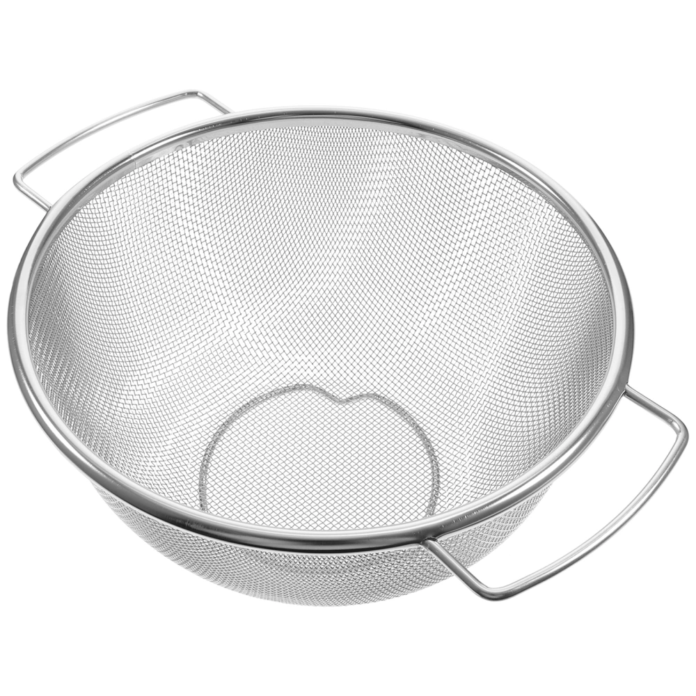 Vegetable Washing Basin Rice Strainer Bowl Rice Strainer Food Cleaning Bowl Stainless Steel Strainer