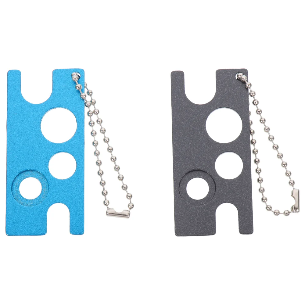 2pcs Decorative Glue Bottle Openers Delicate Keychains Universal Cap Remover Accessory