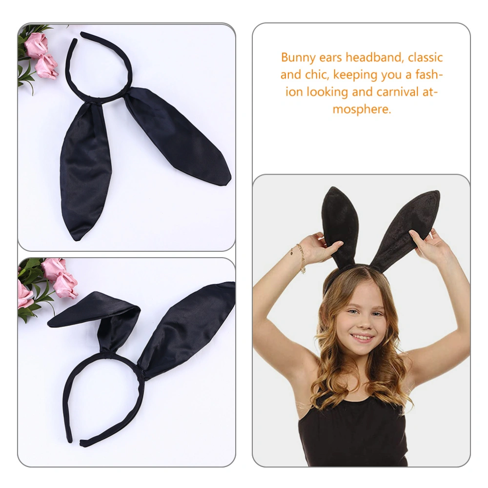 2pcs Animal Ears Headpiece Funny Cosplay Props Bunny Ear Headbands for Women