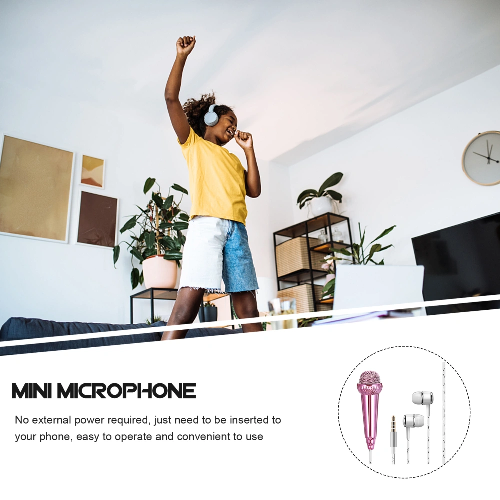 Microphone Portable Vocal Microphone Miniature Microphone for Voice Recording