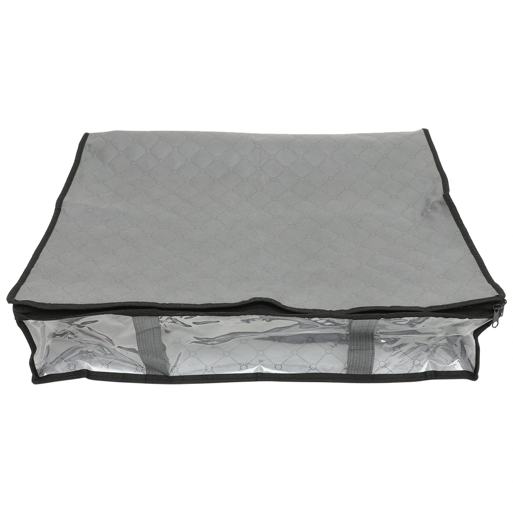 Under Bed Storage Bag Large Capacity Breathable Non-woven Storage Bin for Blanket Quilts