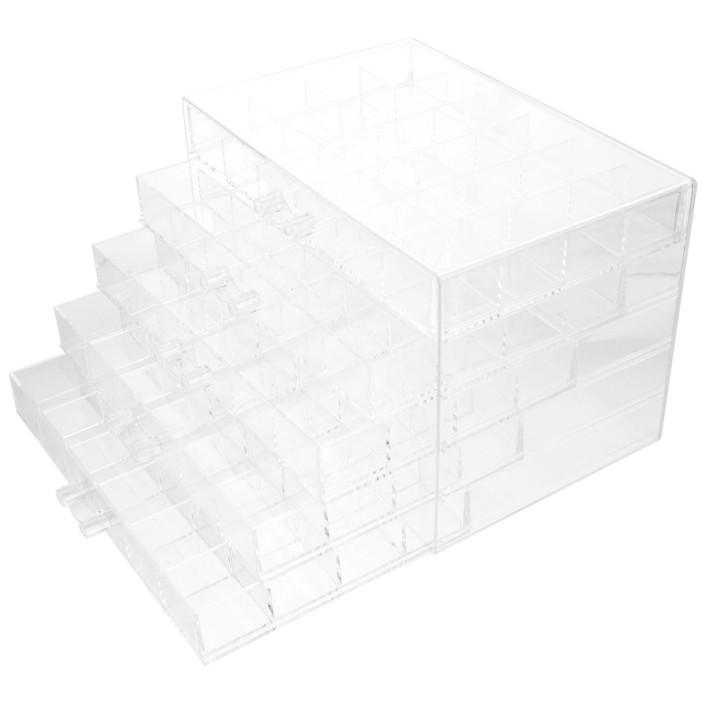 Transparent Storage Box Case 5-Tier Transparent Organizer Box Jewelry Organizer Case