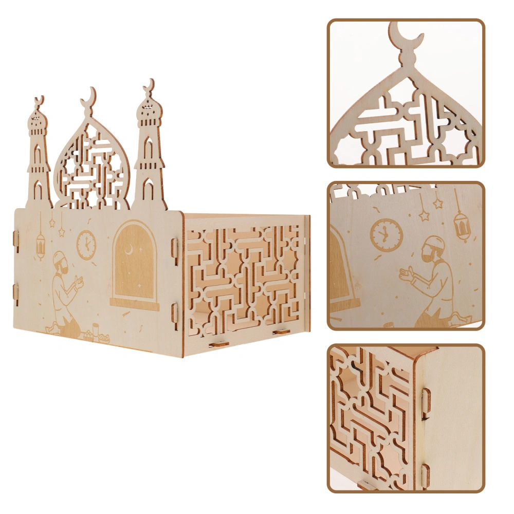 Ramadan Decoration Muslim Palace DIY Wood Decor Eid Party Home Decoration