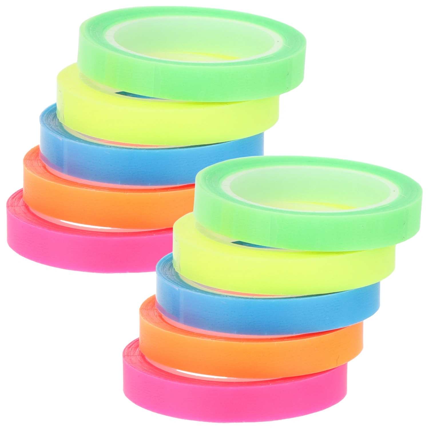 10 Rolls Note Tapes Transparent Highlight Tapes Portable Page Markers for Highlight