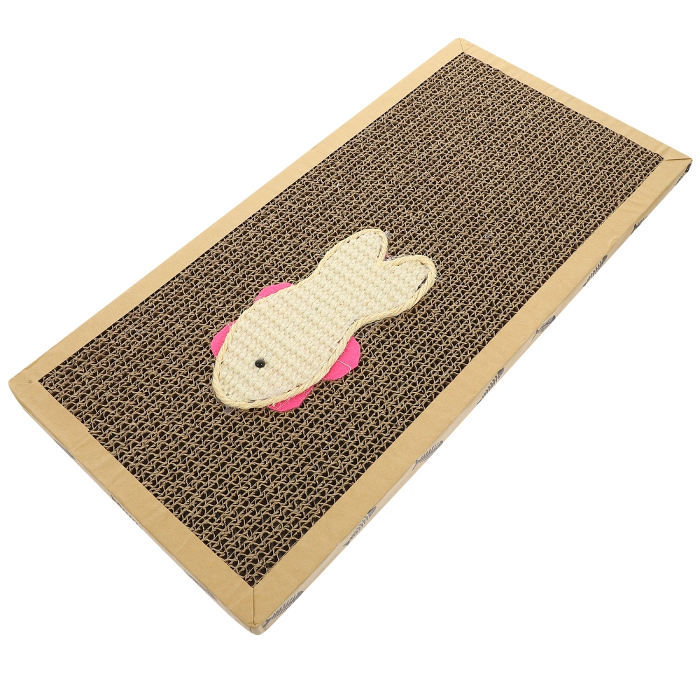 Cat Scratcher Pad Adorable Cat Scratching Board Toy Cat Claw Grinding Board Indoor Cat Plaything