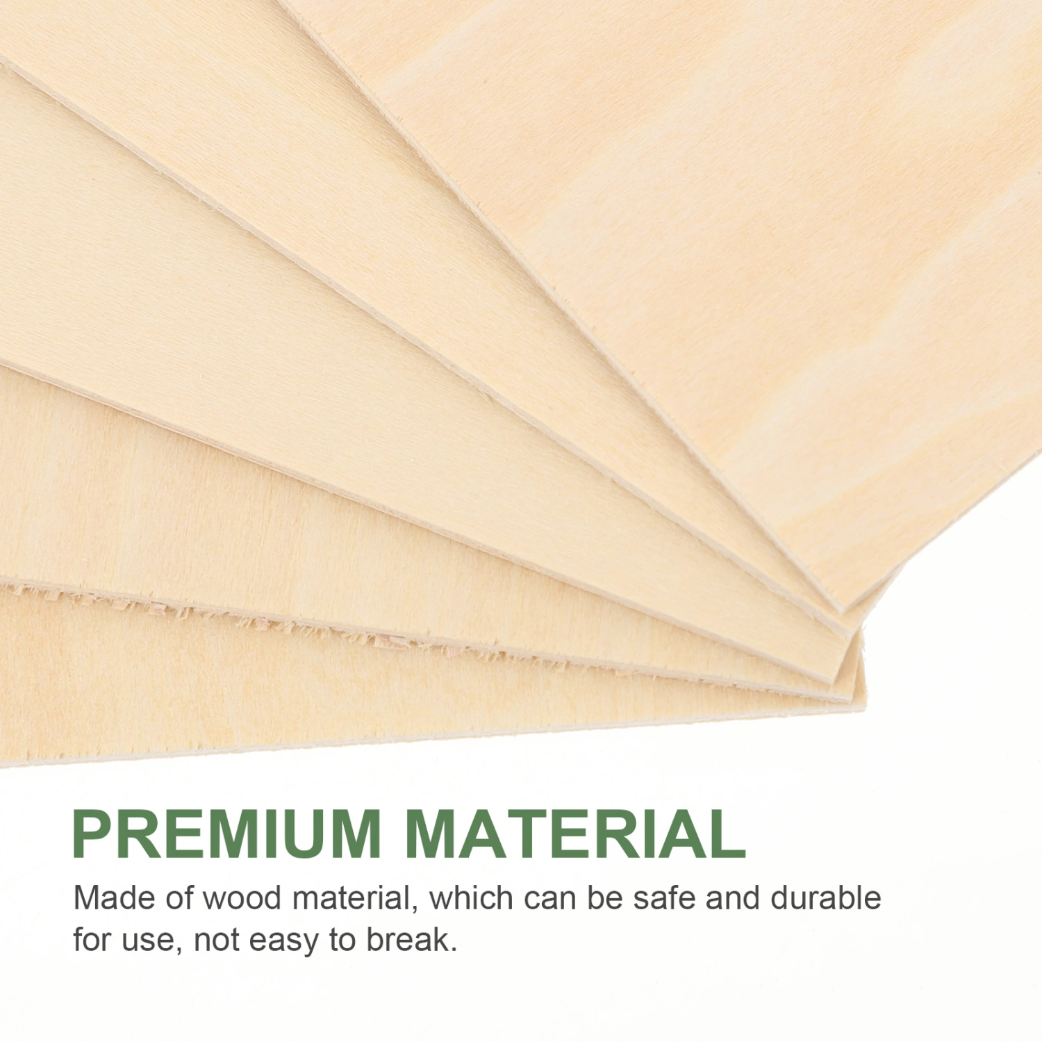 5pcs DIY Wooden Planks Handcrafted Blank Unfinished DIY Wood Planks Crafts Wood Planks