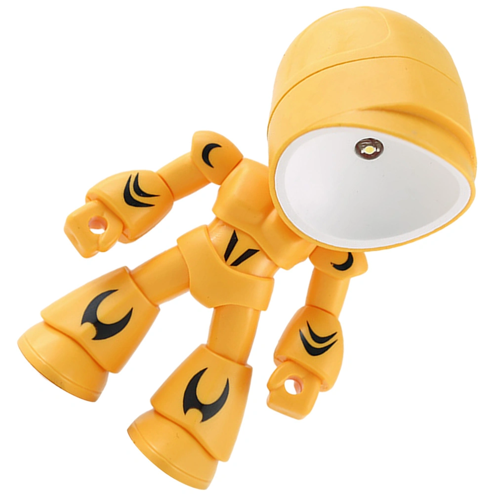 Robot Lamp Rotation Led Night Lamp Decorative Night Light Aesthetic Lighting