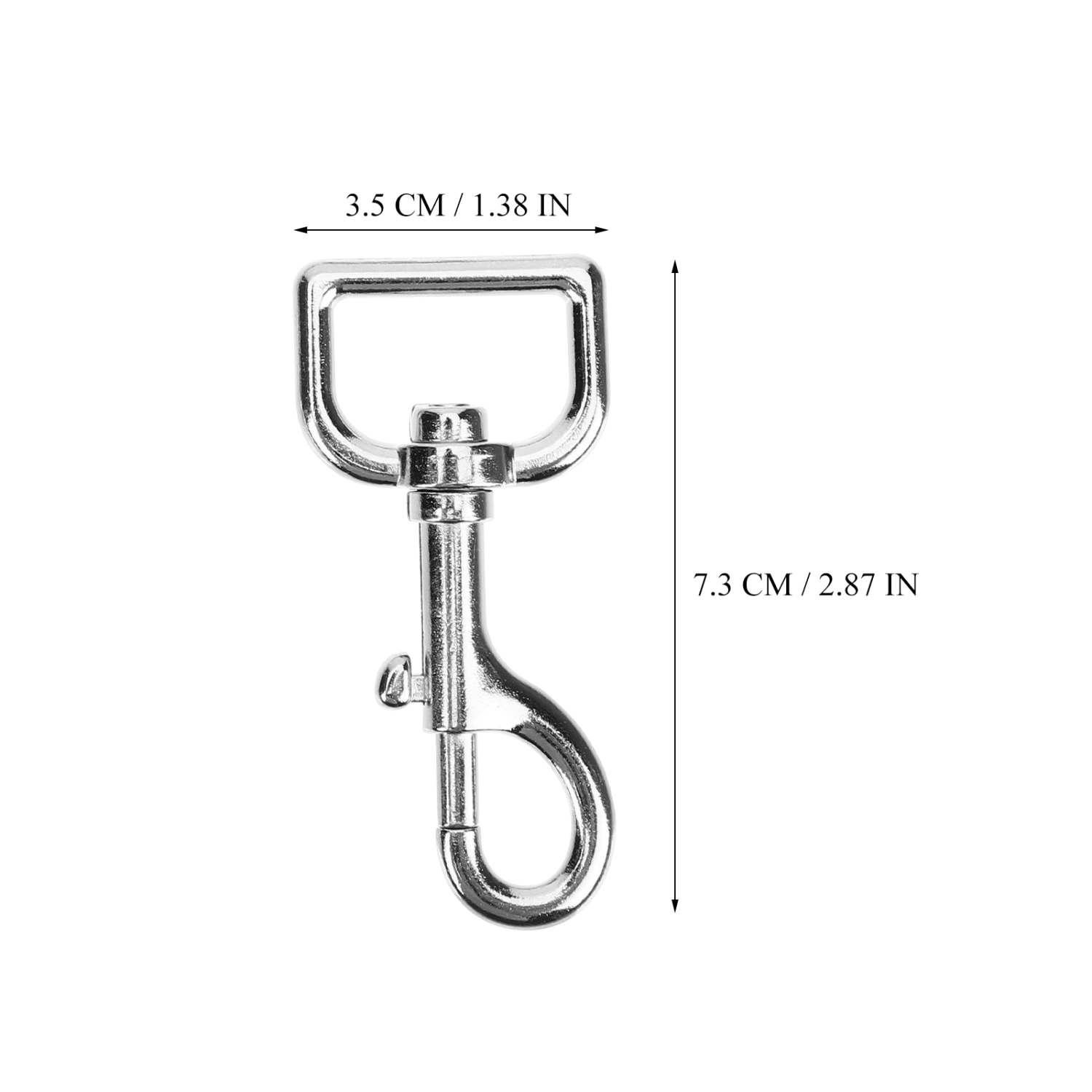 10Pcs Dog Leash Clasp Heavy Duty Snap Hooks Clips Pet Leashes Key Chains