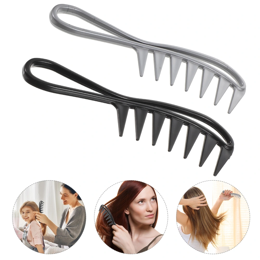 8Pcs Detangler Comb Hair Styling Comb Wide Tooth Comb for Wet or Dry Hair