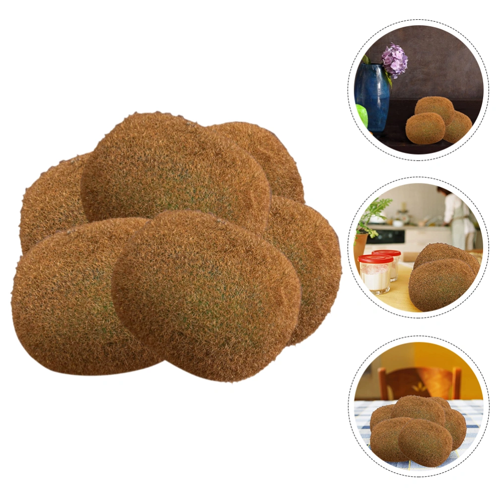 6pcs Fake Kiwifruit Photography Props Artificial Kiwifruit Lifelike Fruit Decorations