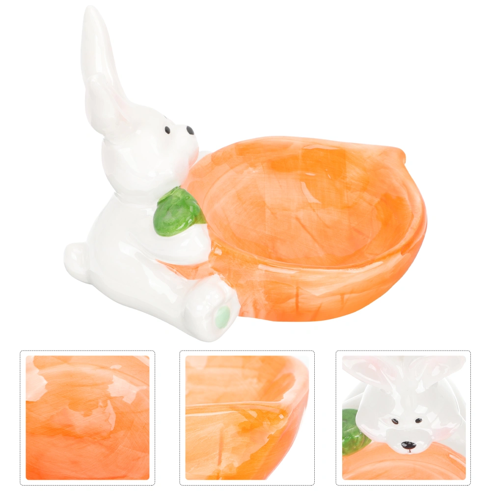 Wear-resistant Feeding Bowl Adorable Pattern Cat Bowl Ceramic Kitten Bowl Kitten Accessory