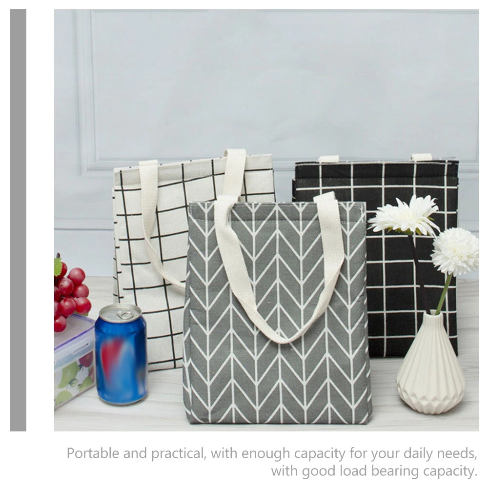 Insulated Lunch Bag Portable Heat Preservation Lunch Bag Picnic Lunch Container