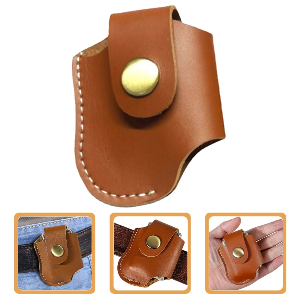 Wear-resistant Cigarette Lighter Cover Portable Lighter Sleeve Leather Cigarette Lighter Protector