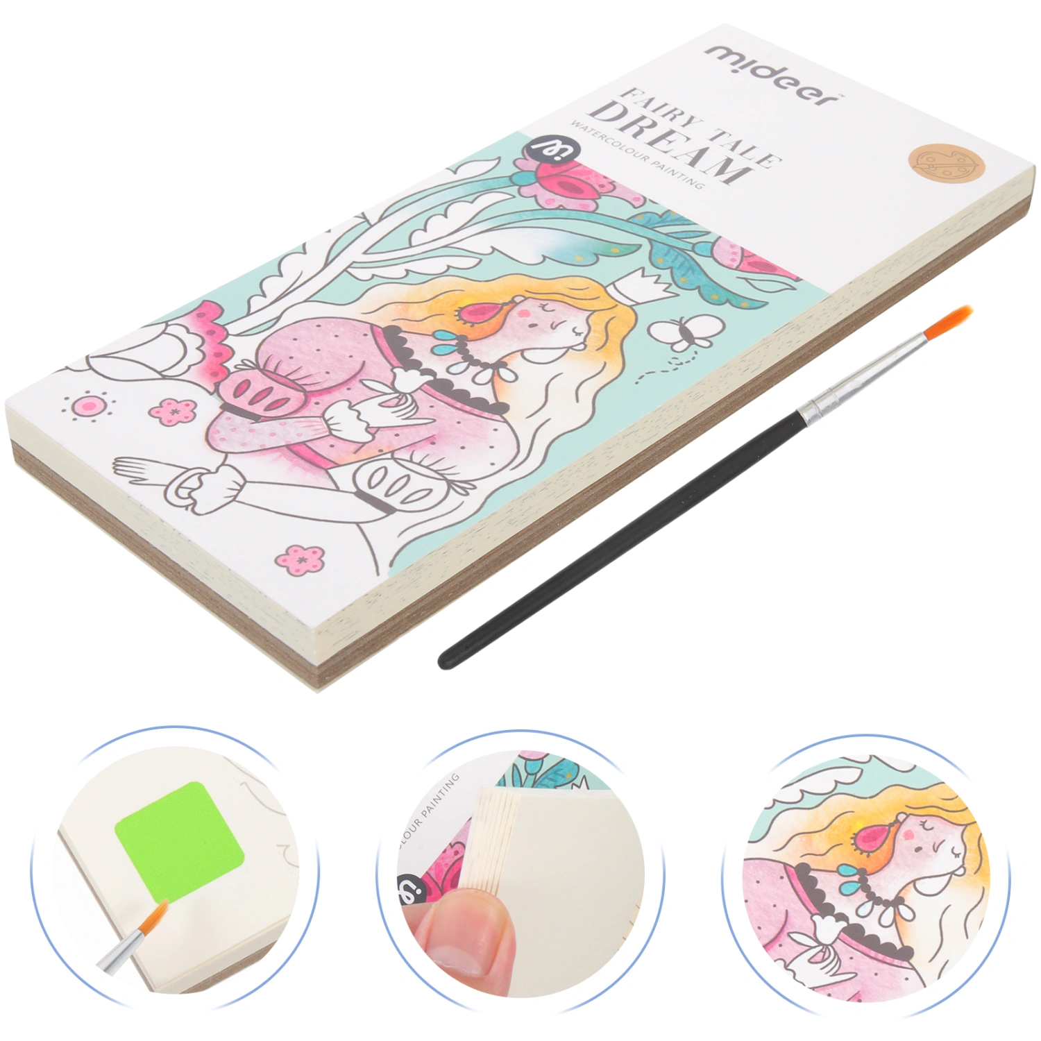 1 Set of Toddler Watercolor Painting Book Water Coloring Painting Book Toddler Graffiti Book