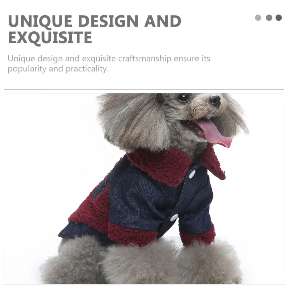 Dog Winter Clothes Warm Keeping Dog Clothing Stylish Dog Jacket Windproof Dog Clothes