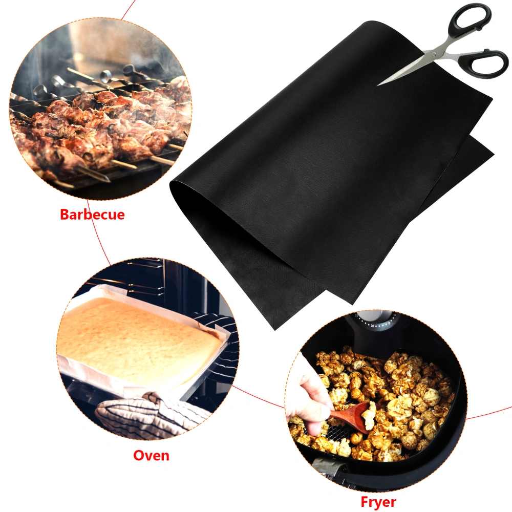 6 Pcs Oven Liners Non-stick Reusable Liners Universal Grill Baking Mats