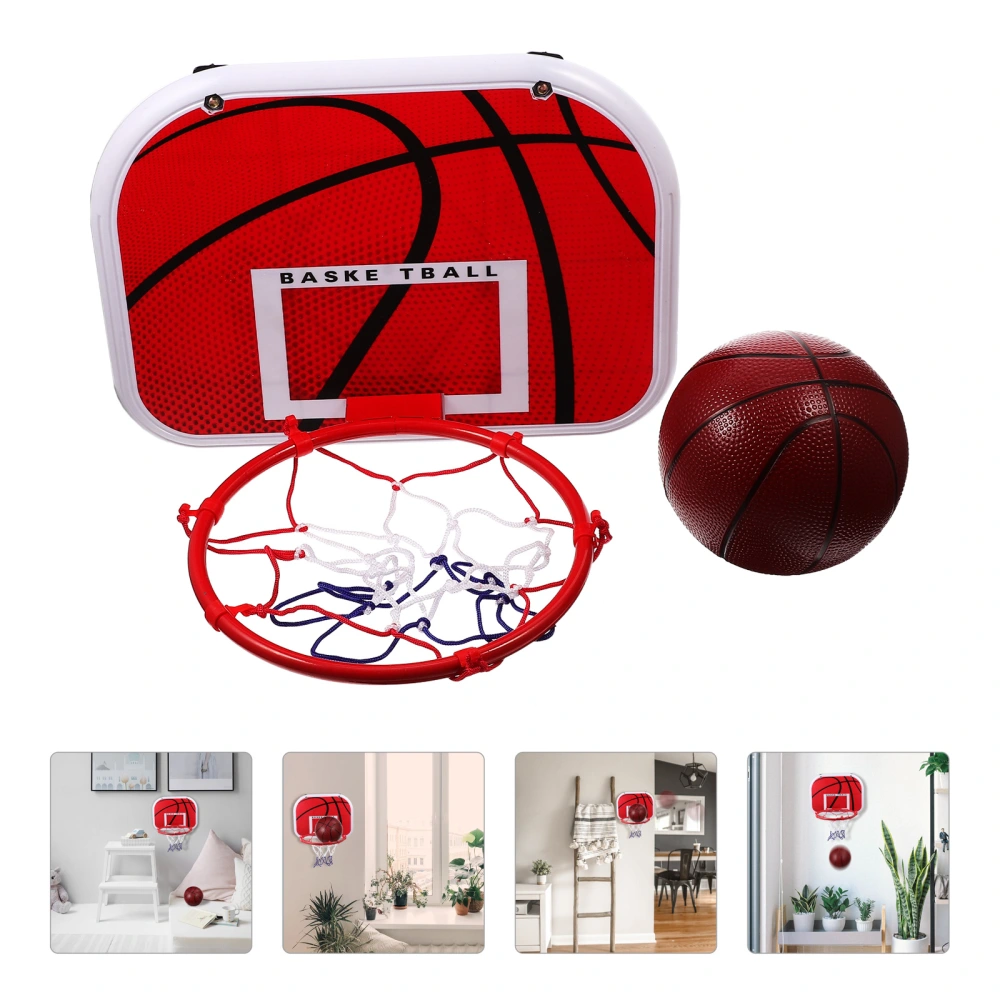 1 Set Indoor Basketball Frame Boys Gift Boys Basketball Frame for Boy Hanging Basketball Rack