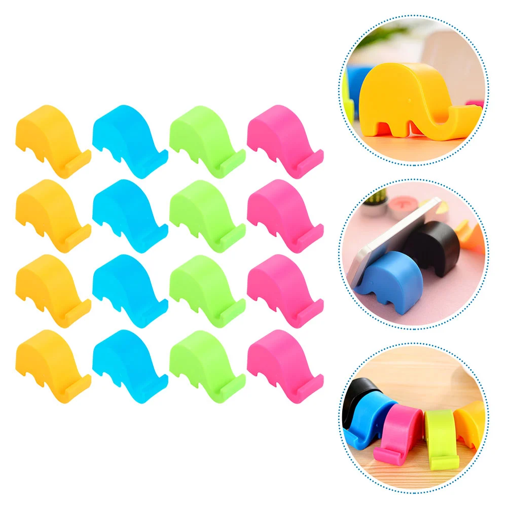 40pcs Elephant Phone Stand Cartoon Phone Holder Desktop Mobile Phone Stand Elephant Phone Stand
