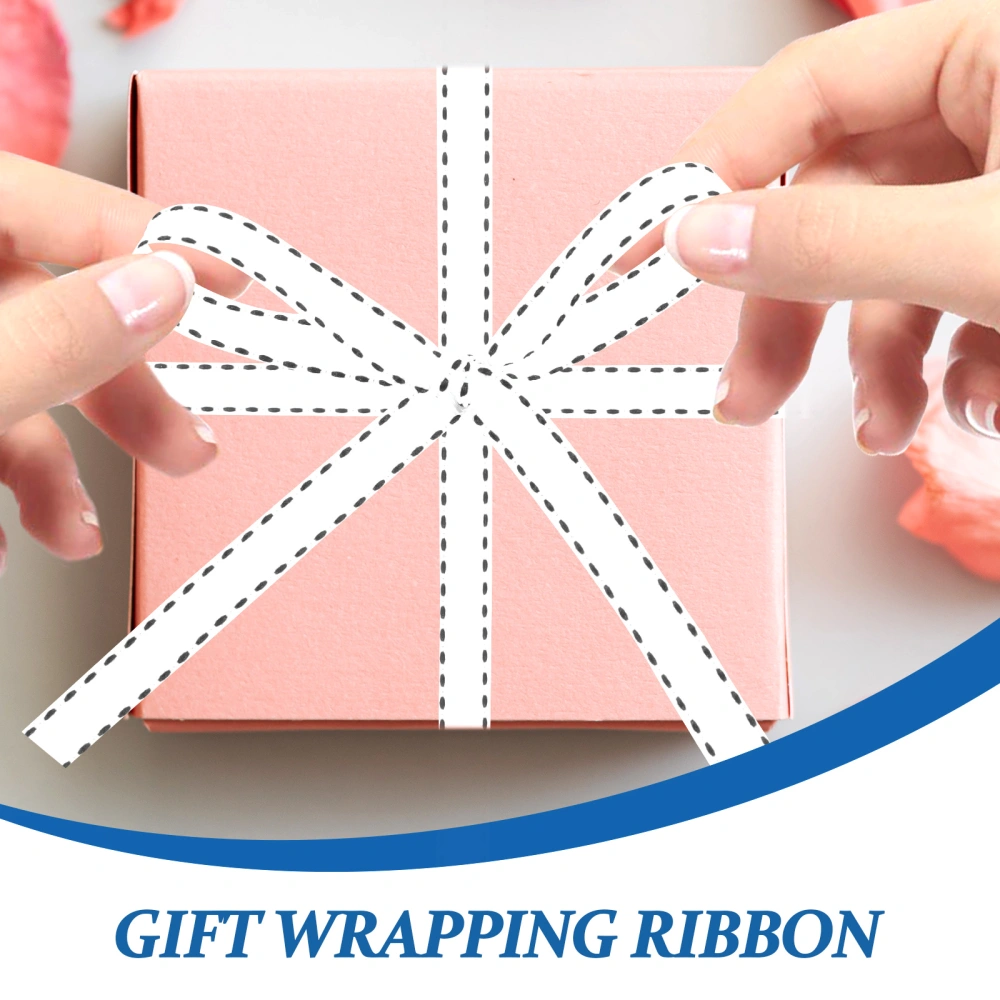 1 Roll Gift Wrapping Ribbon 50 Yards Flower Packaging Ribbon Wrapping Material