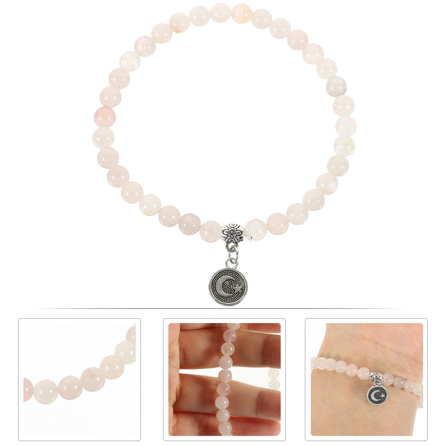 Rosary Bracelet Beads Bracelet Prayer Beads Jewelry Bracelet Prayer Bracelet with Charm
