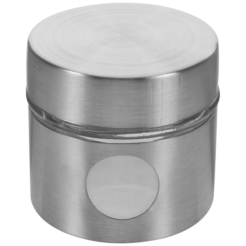 Portable Tee Canister Travel Jar Airtight Stainless Steel Glass Tee Storage Container