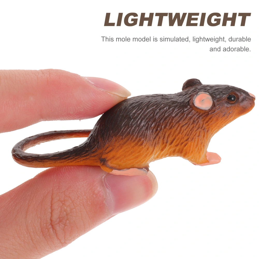 2Pcs Fake Rat Animal Model Toy Simulated Rat Model Fake Mouse Toy Party Prank Prop