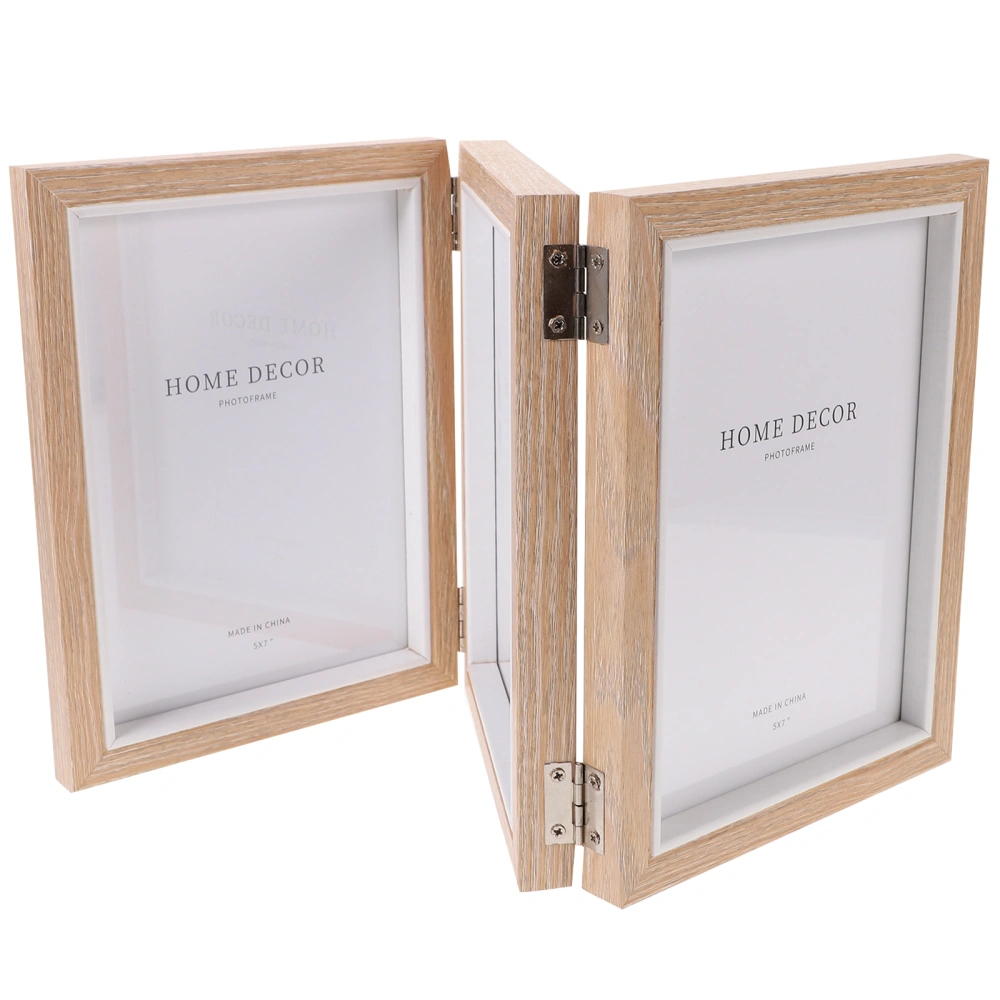 Foldable Picture Frame Photo Frame Desktop Folding Picture Display Frame Desktop Decor