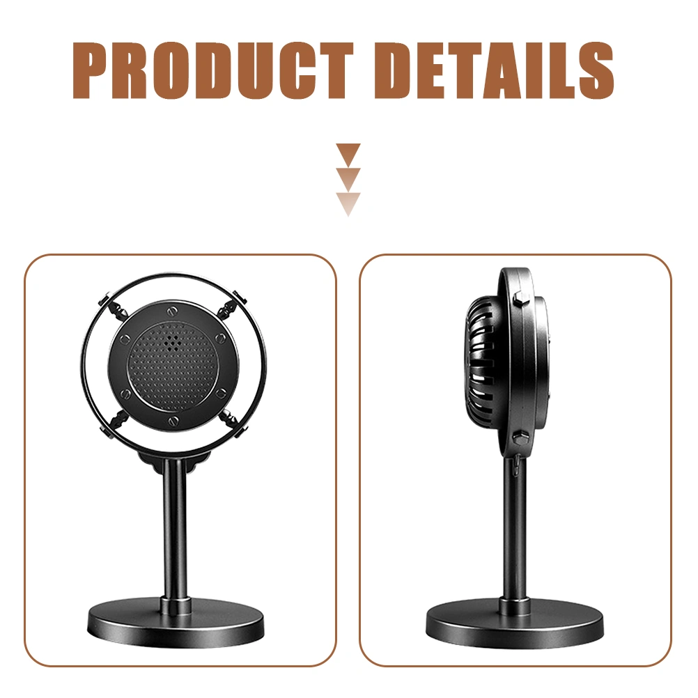 Retro Style Condenser Microphone Prop Classic Mic Vintage Microphone Model