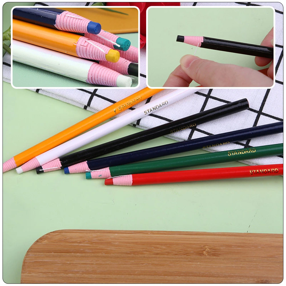 12Pcs Colorful Wax Markers Drawing Wax Pens No Cutting Crayons Peel-off Crayon Pencils