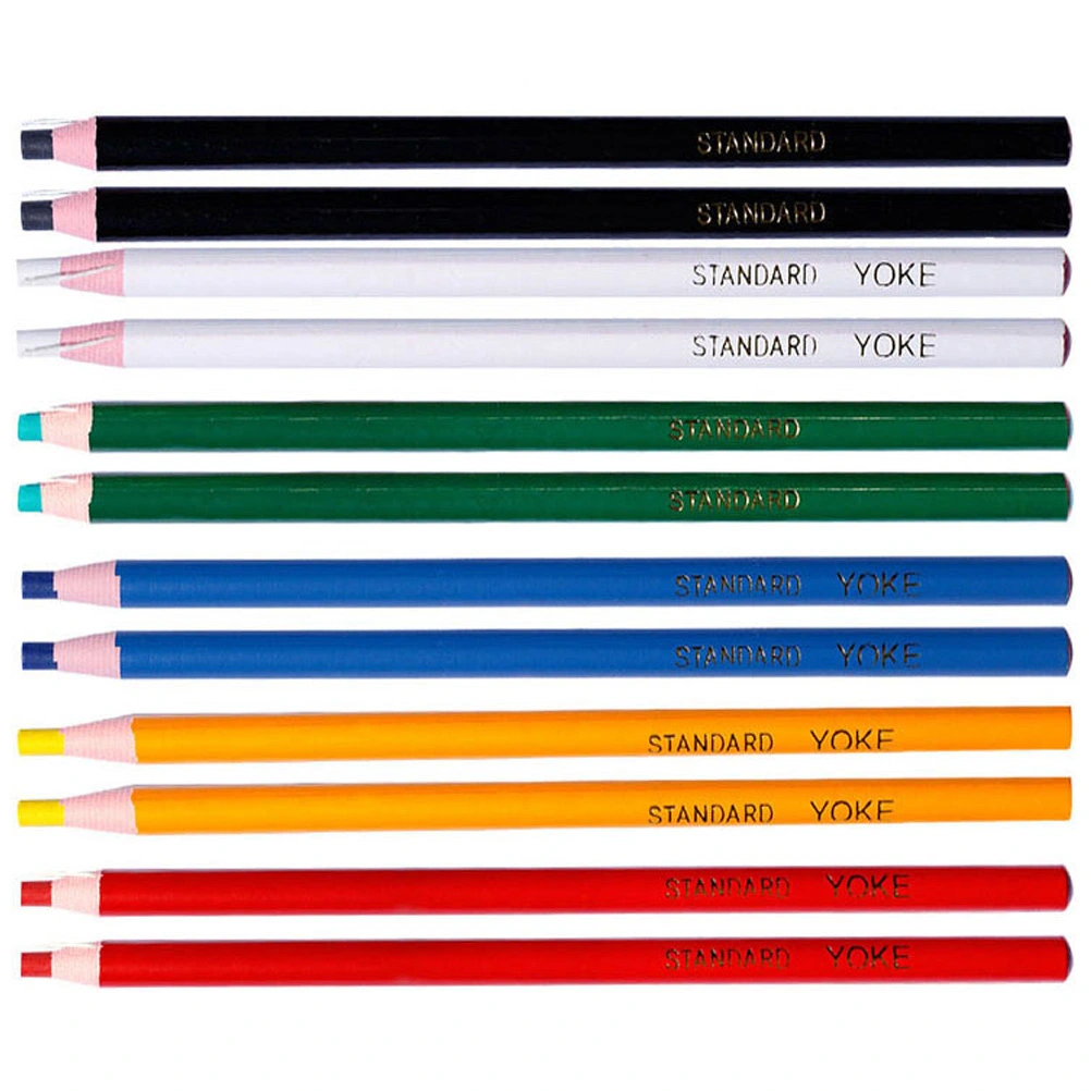 12Pcs Colorful Wax Markers Drawing Wax Pens No Cutting Crayons Peel-off Crayon Pencils