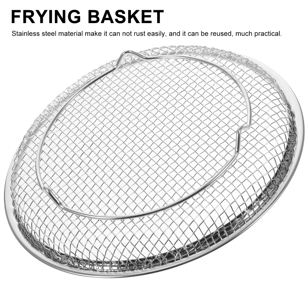 Kitchen Fry Basket Snack Food Oil Filter Frying Mesh Container Fry Chicken Basket for Kitchen