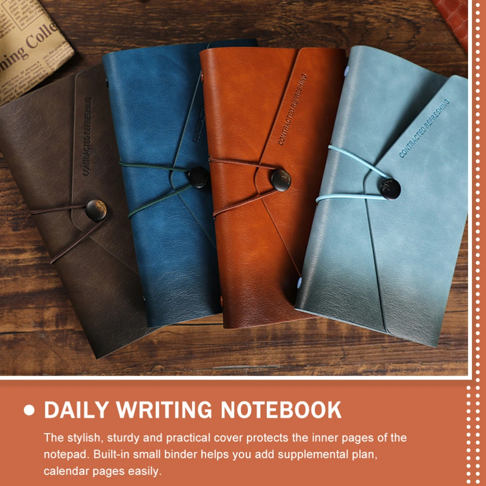 Vintage Traveling Notepad Daily Writing Notepad Schedule Planning Book for Outdoor