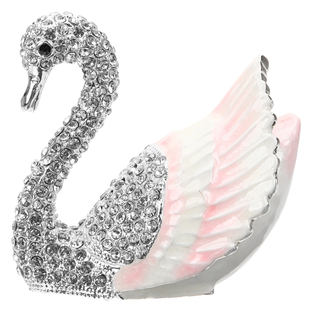 Multi-use Jewelry Container Unique Swan Shape Earring Necklace Storage Holder Decorative Jewelry Box