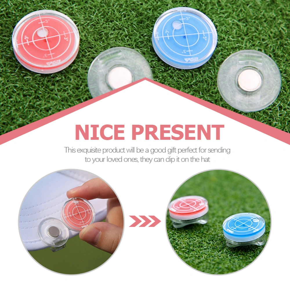 Daily Use Ball Marker Portable Hat Marker Decorative Golfs Hat Clip Golfing Accessory