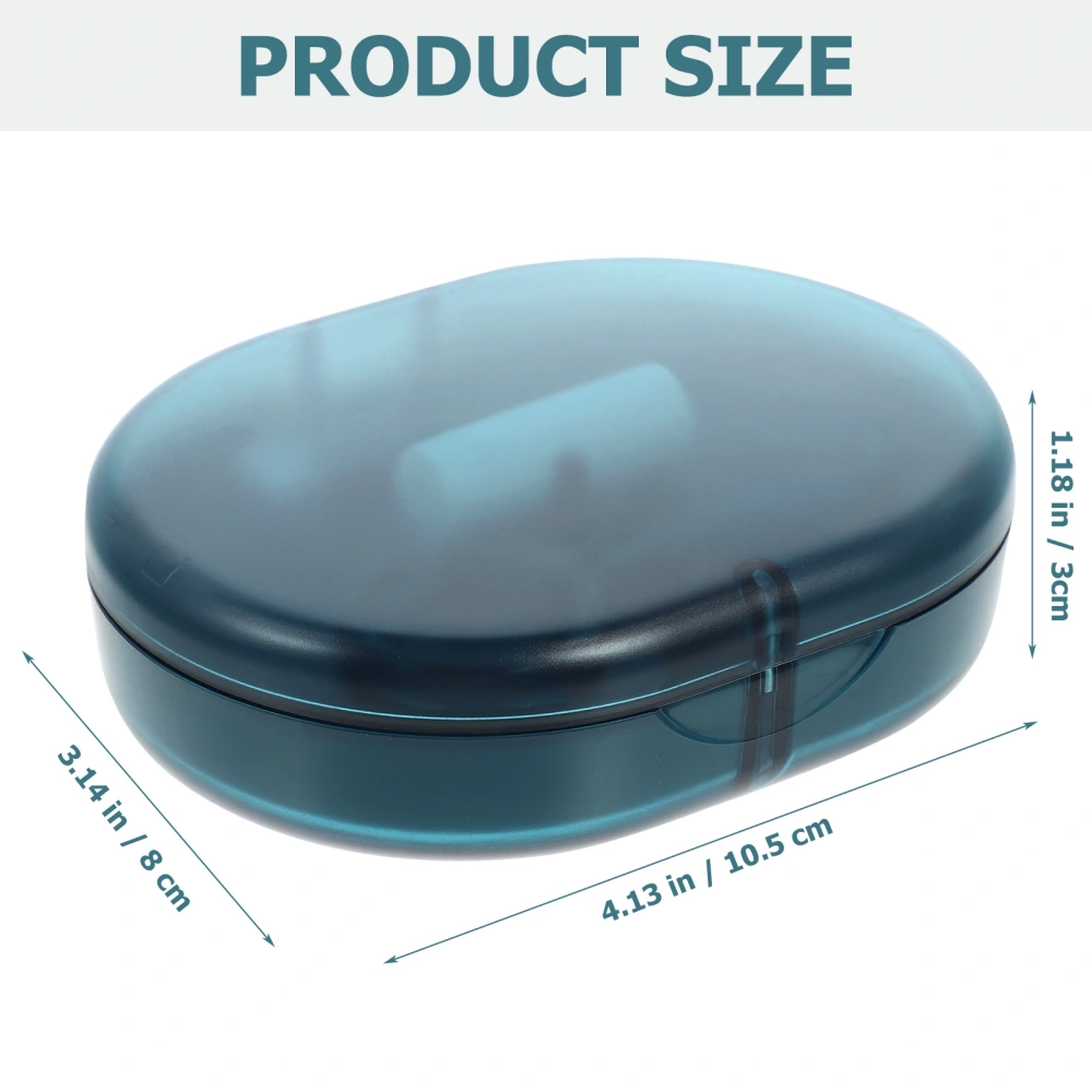 1 Set of Retainer Case with Mirror Portable Retainer Box Denture Storage Case Retainer Removal Tool