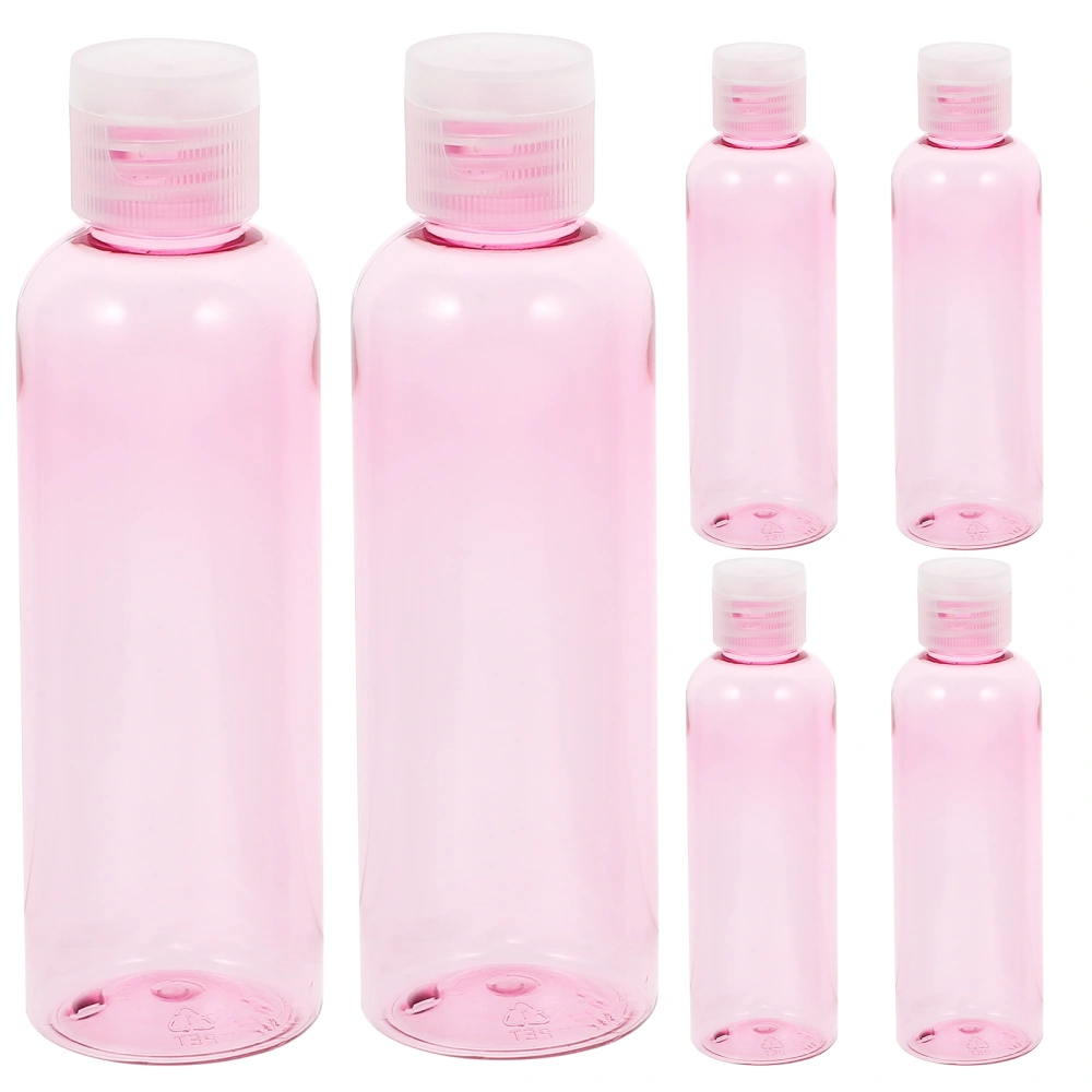 6PCS Travel Dispenser Bottle Travel Lotion Dispenser Squeezing Lotion Holder Home Supplies