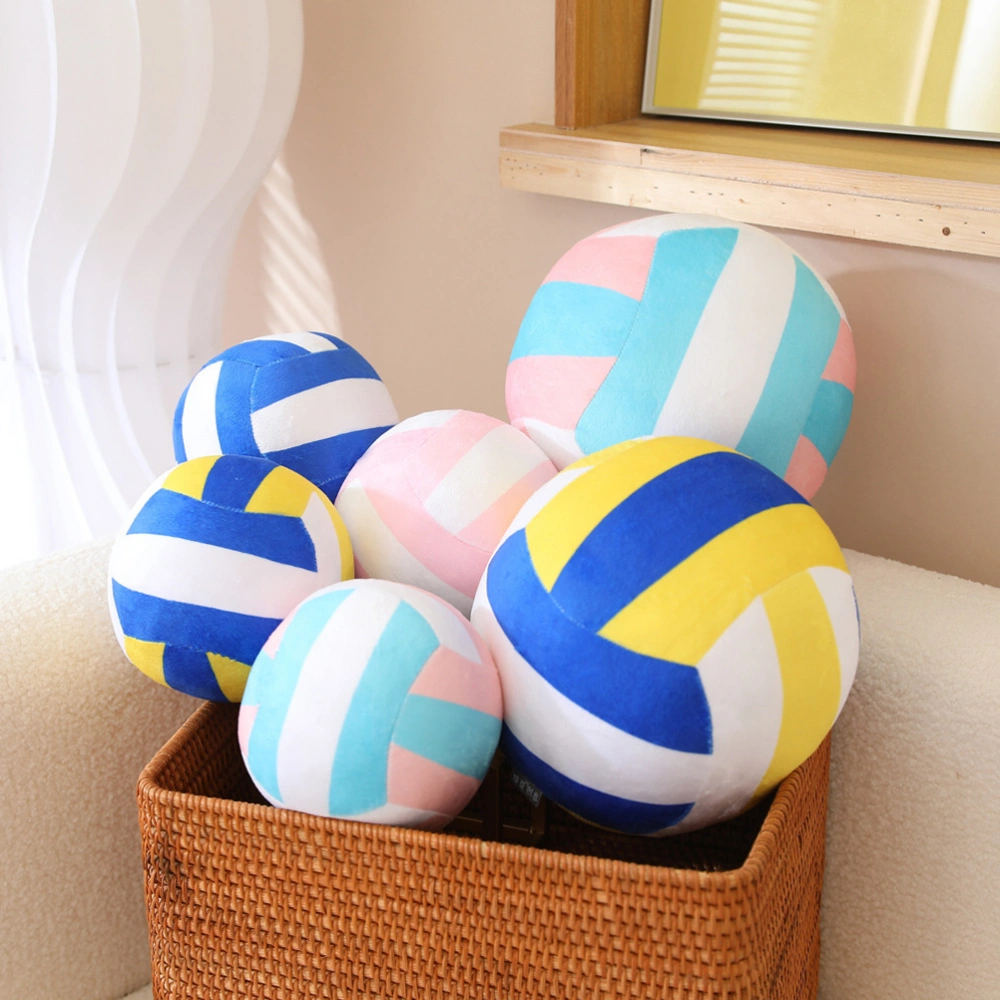 Stuffed Volleyball Plush Volleyball Toy Children Volleyball Plaything for Sofa Bed