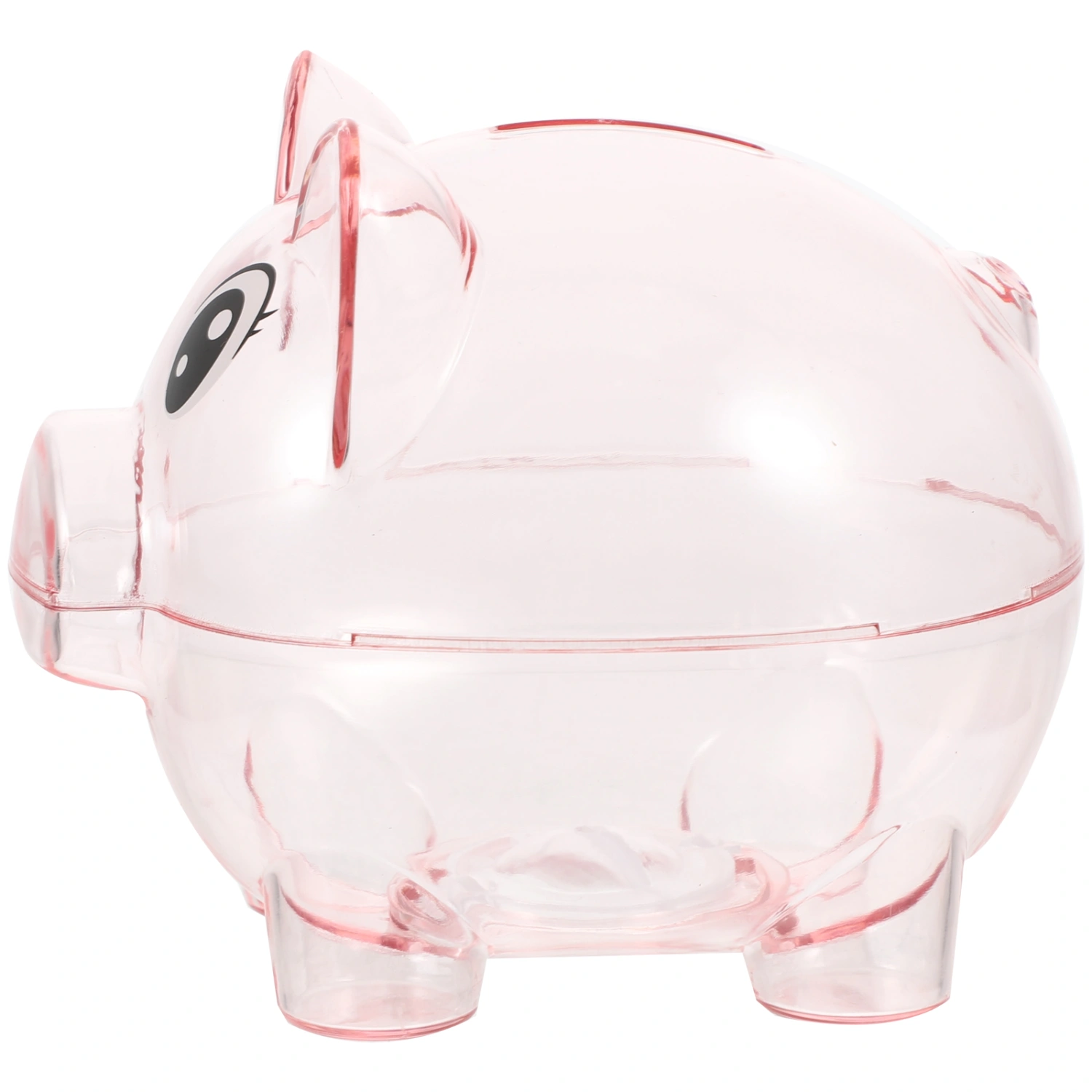 2pcs Children Money Bank Money Box Girl Pig Piggy Bank Clear Piggy Bank Jar Transparent Piggy Bank Clear Piggy Bank