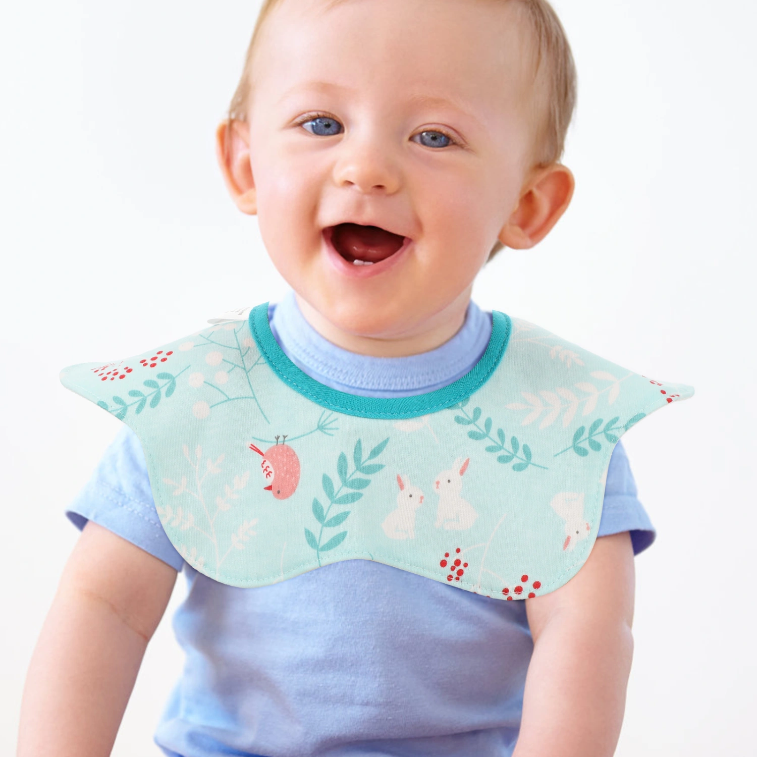3Pcs Cotton Baby Bibs Rotatable Baby Bibs Water Absorbing Infant Bibs Decorative Baby Bibs