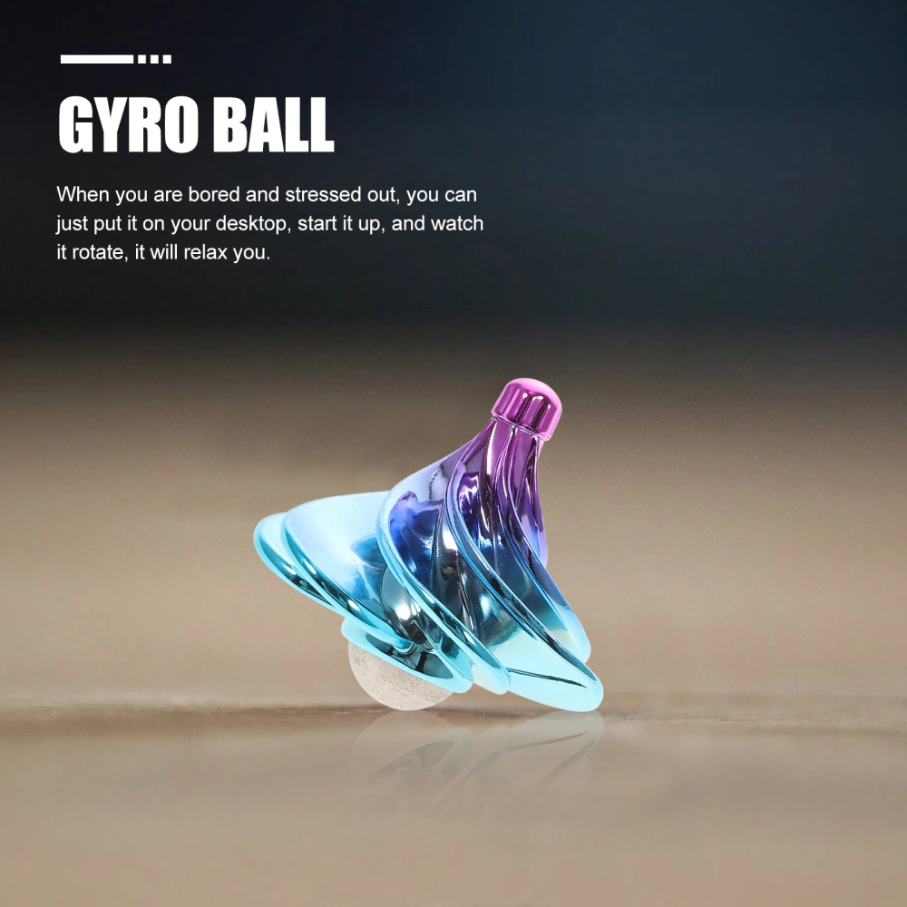 Wind Gyro Wind Blow Turn Gyro Desktop Decompression Toy Kids Creative Toy