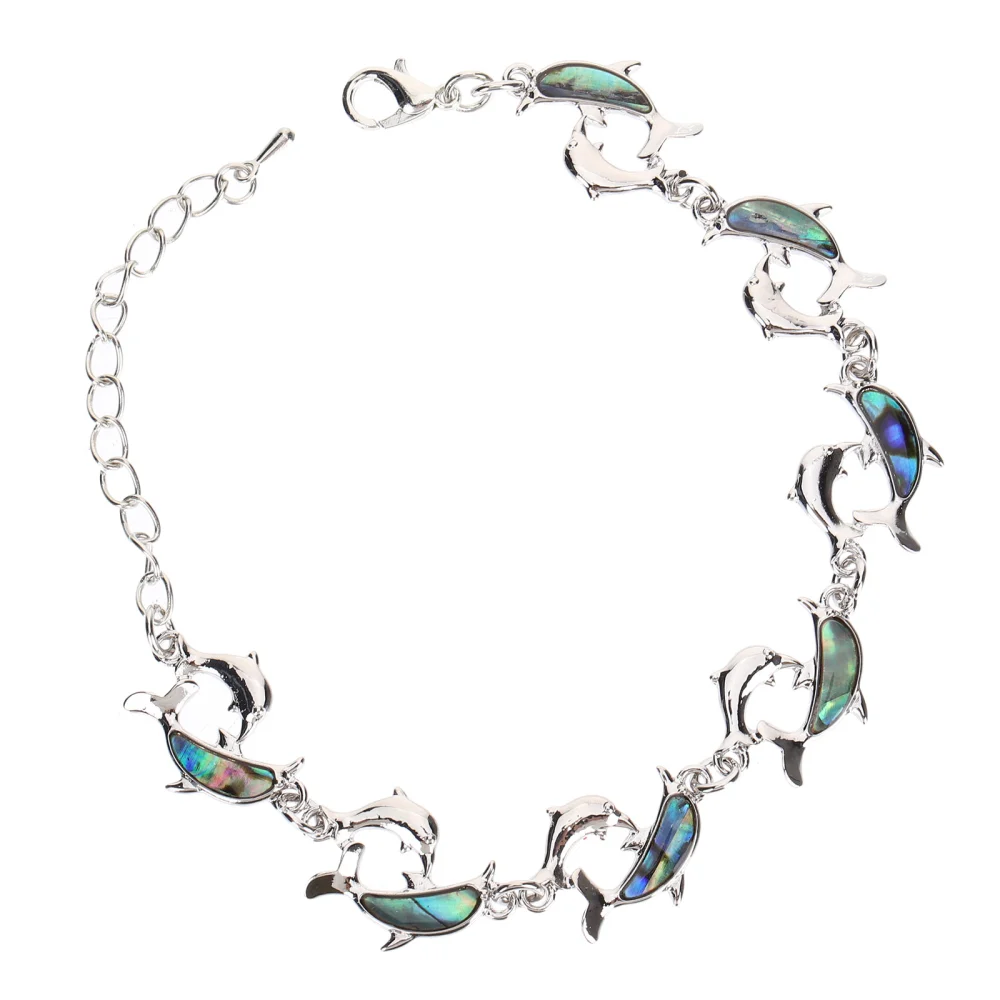 Dolphin Chain Bracelet Link Charm Bracelet Chain Anklet Chain Wristband