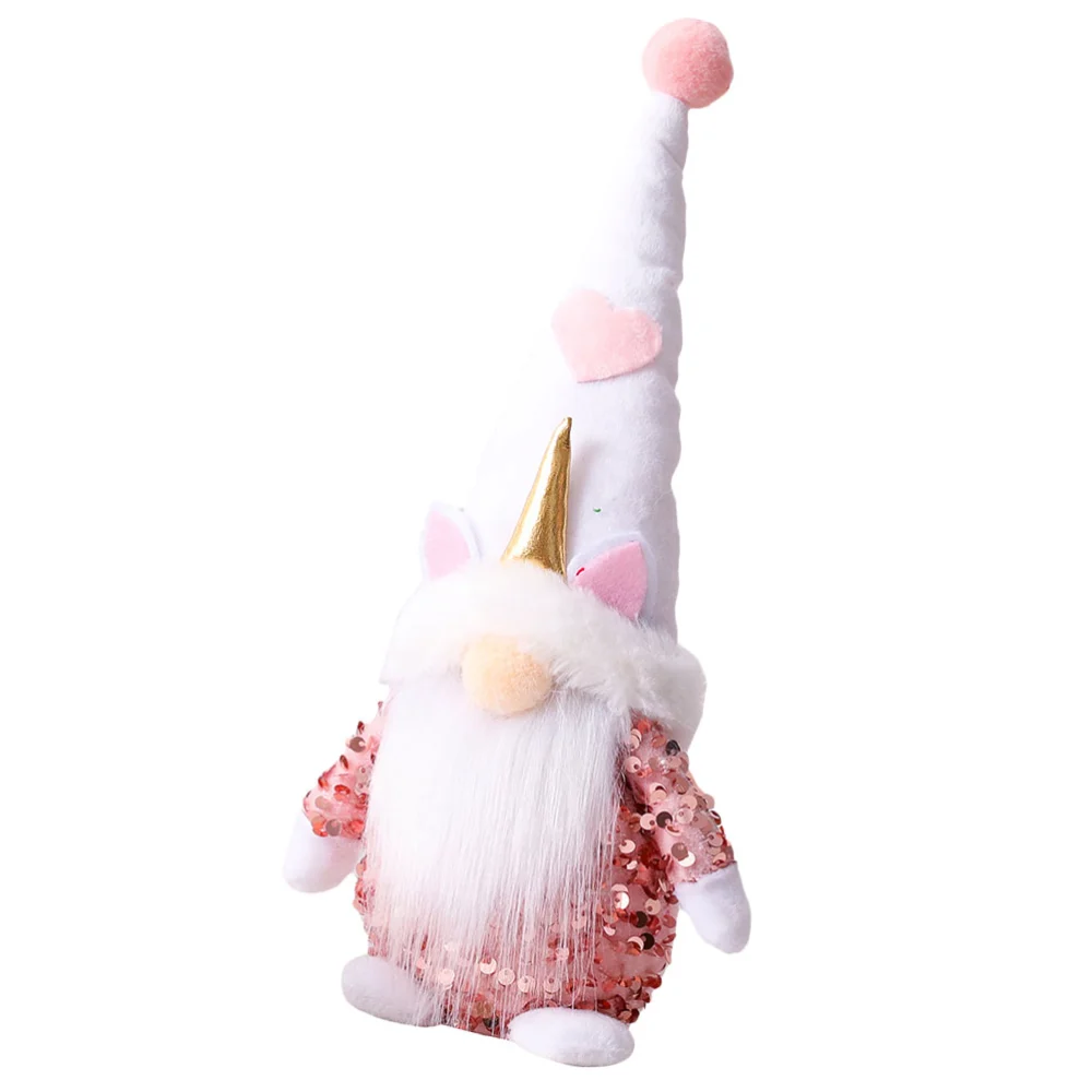 Valentines' Day  Long Hat Cute Gnome Dolls Adorable Dwarf Doll Festival Doll Adornment