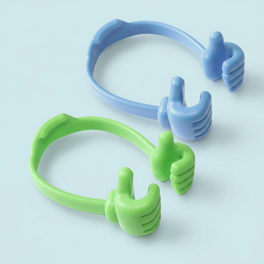 2Pcs Thumbs Up Phone Holders Portable Cell Phone Brackets Novelty Phone Stands Small Phone Holders