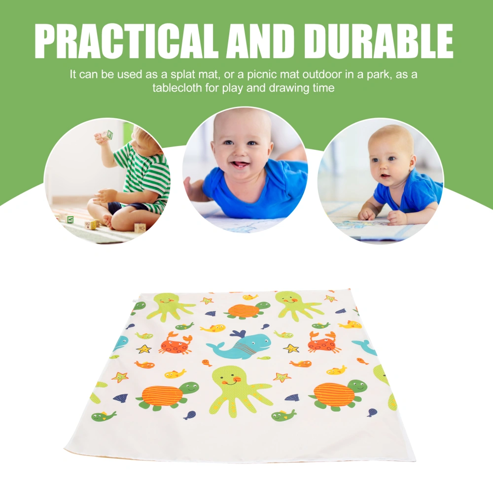 Baby Crawling Mat Cartoon Camping Blanket Picnic Blanket Portable Park Baby Mat