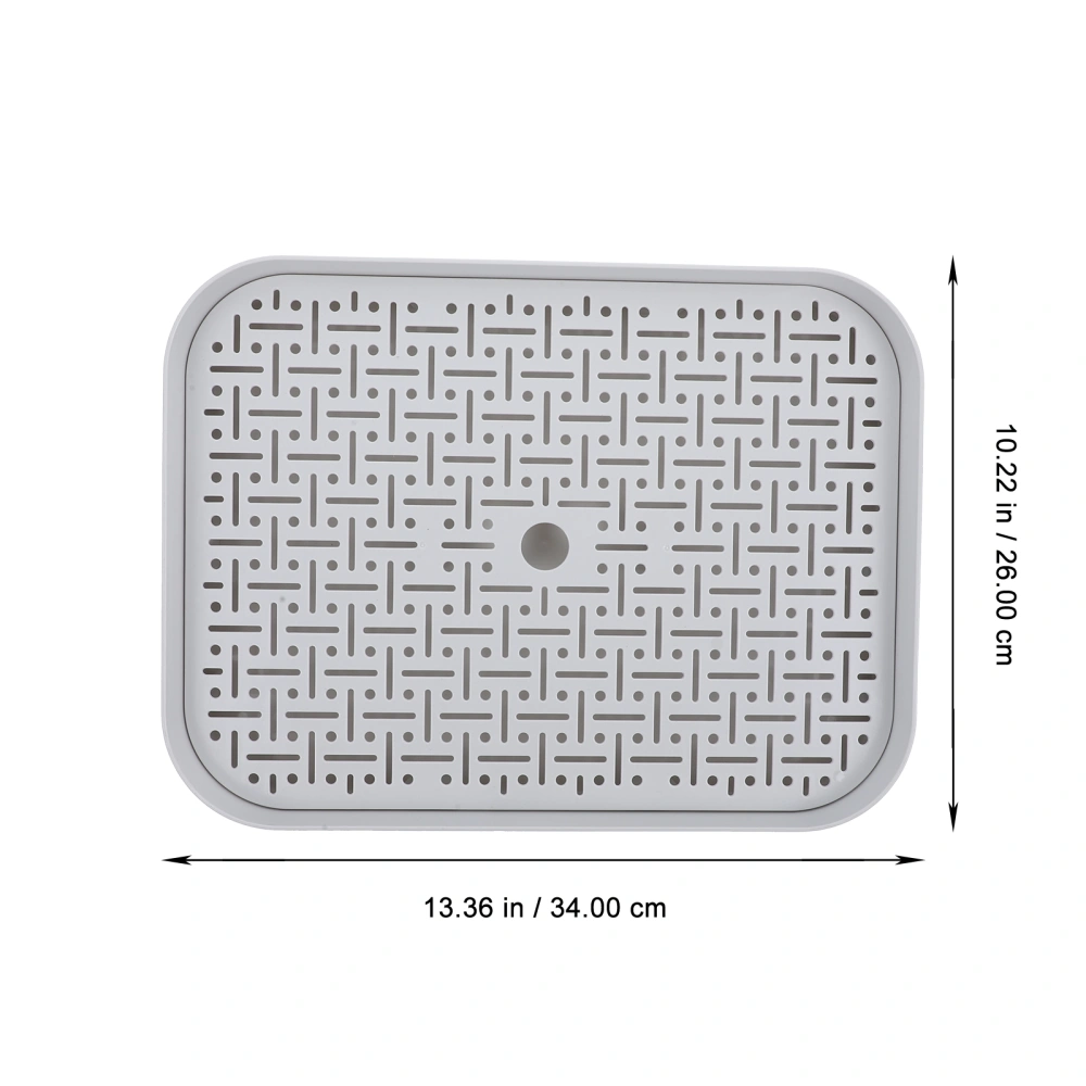 Double Layer Draining Tray Kitchen Draining Tray Tea Kettle Set Serving Tray Draining Tea Tray