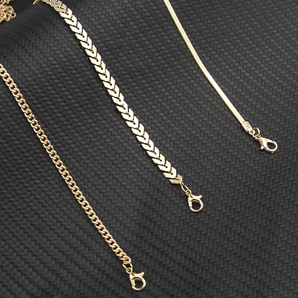 3Pcs Ankle Chains Dainty Layered Ankle Chain Retro Elegant Ankle Bracelet