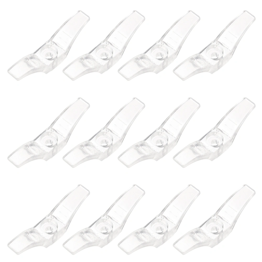 12pcs Blind Cord Cleats Plastic Blind Cord Winders Blind Replacement Cleats for Home Office (Screws Included)